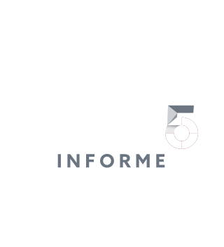 Logo del Quinto informe del Rector Rubén Solís.